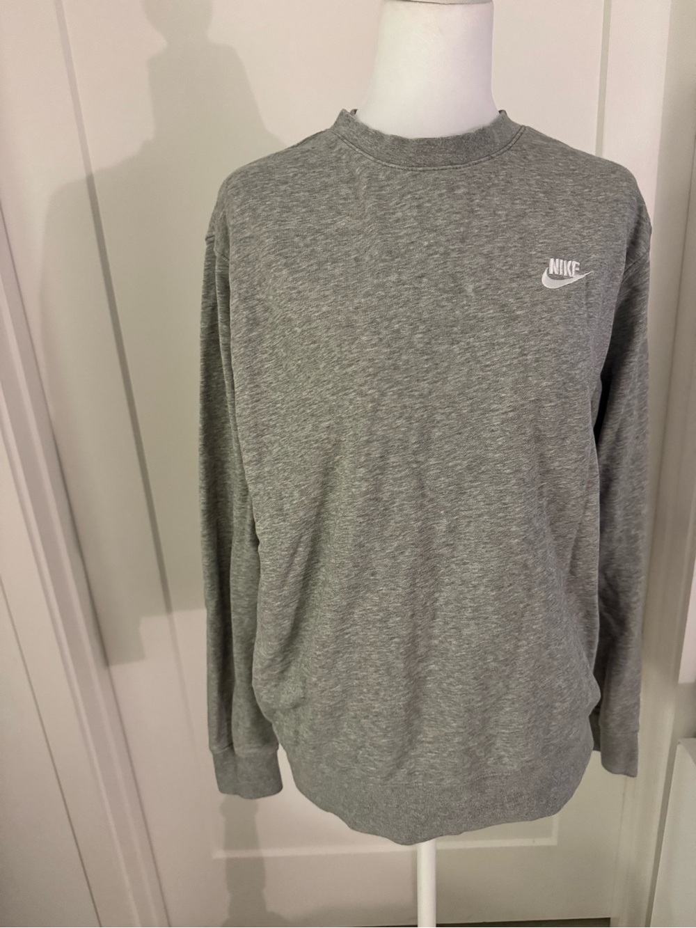 Nike Gray Men's Crewneck Sweatshirt